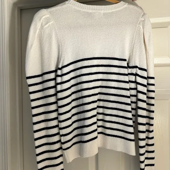 Joie Ruthline Striped Knit Sweater Size Medium