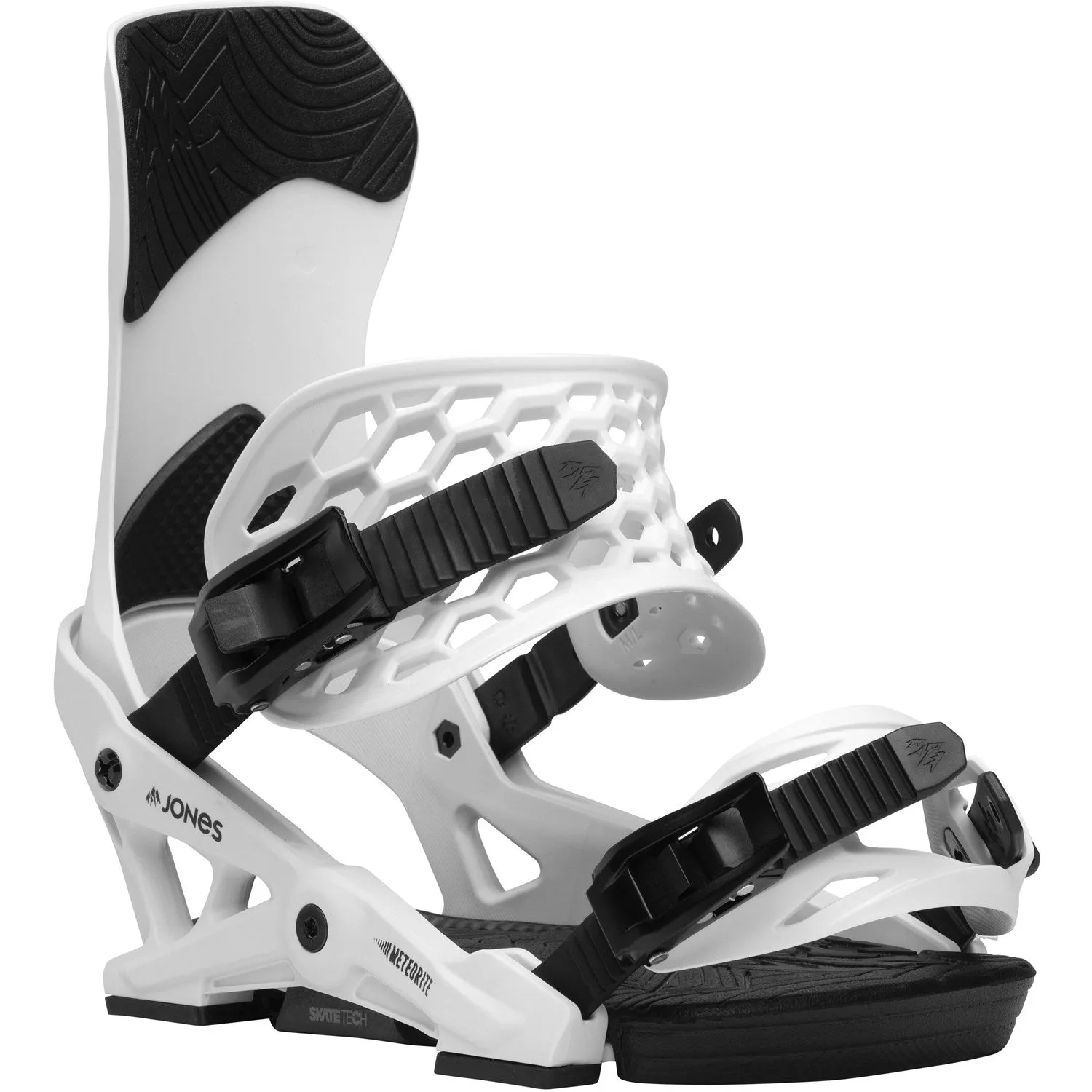 Jones Meteorite Snowboard Bindings Mens Snow White