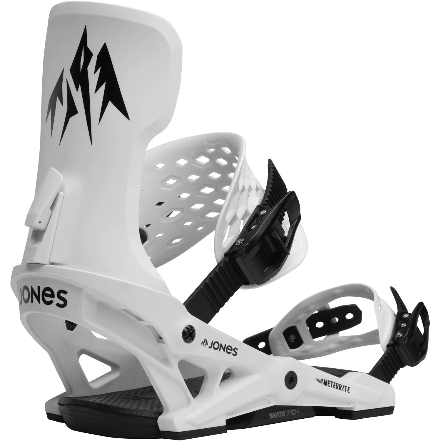 Jones Meteorite Snowboard Bindings Mens Snow White