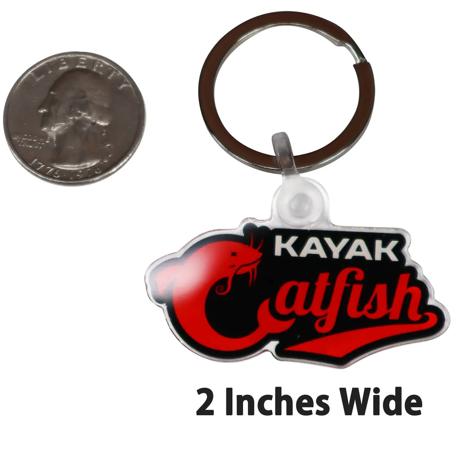 Kayak Catfish Collector Keychain