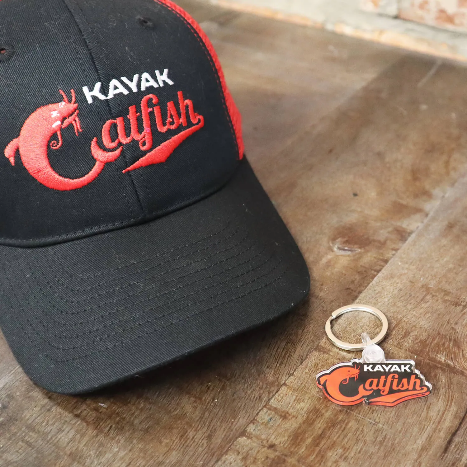 Kayak Catfish Collector Keychain