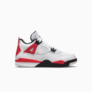 Kid's Jordan 4 Retro "Red Cement" Pre School