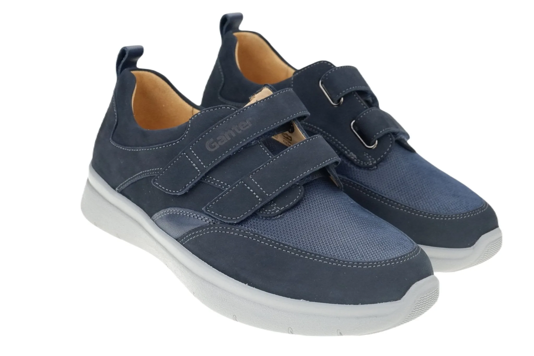 'Kira' women's very wide (K) strap shoe - blue
