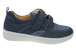 'Kira' women's very wide (K) strap shoe - blue