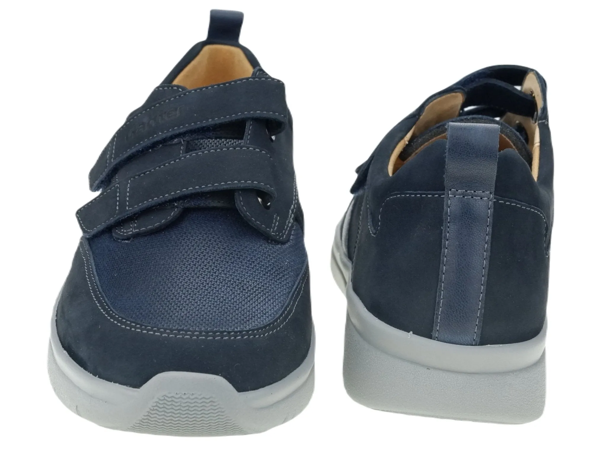 'Kira' women's very wide (K) strap shoe - blue