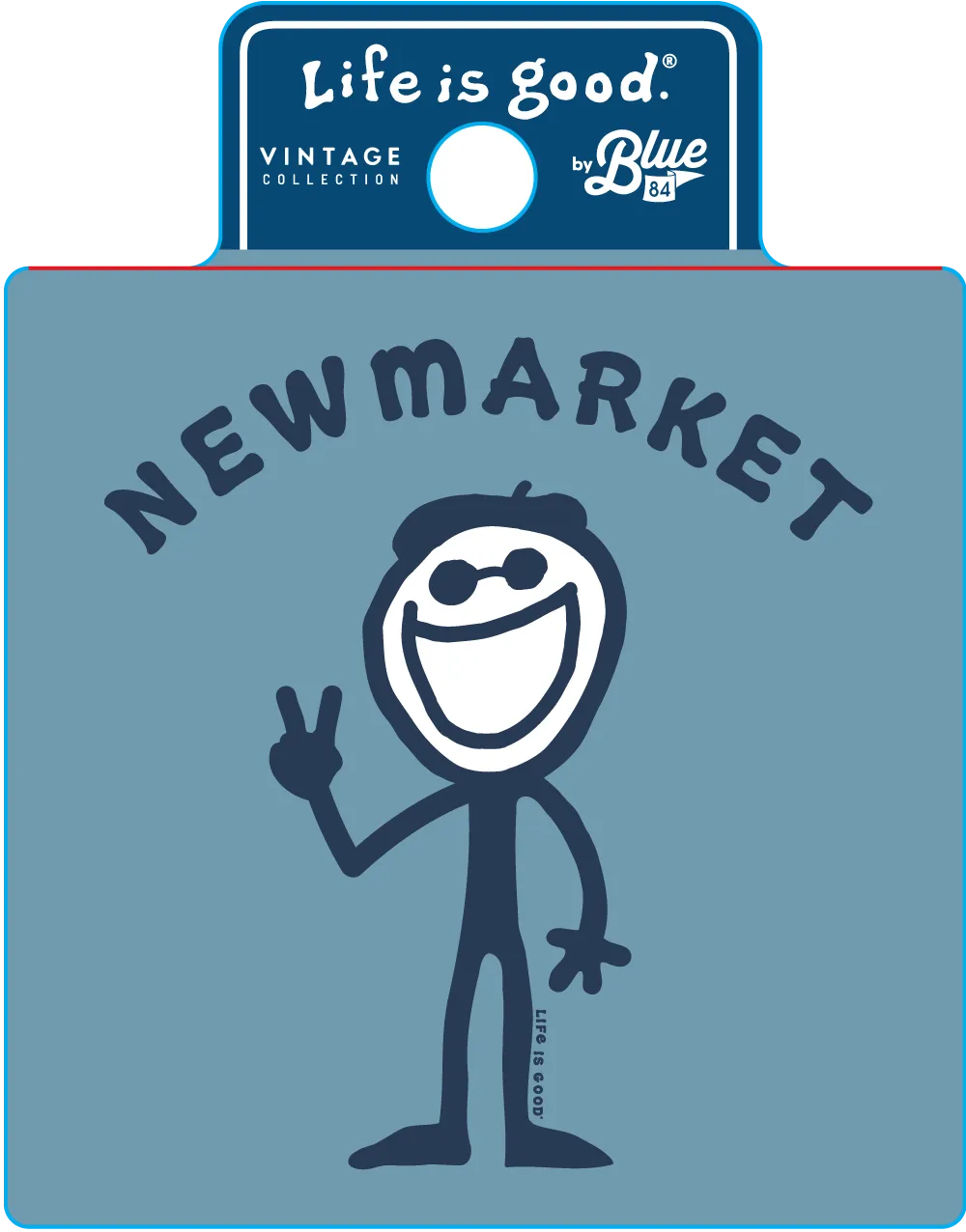 Life is Good Jake Peace Newmarket Sticker