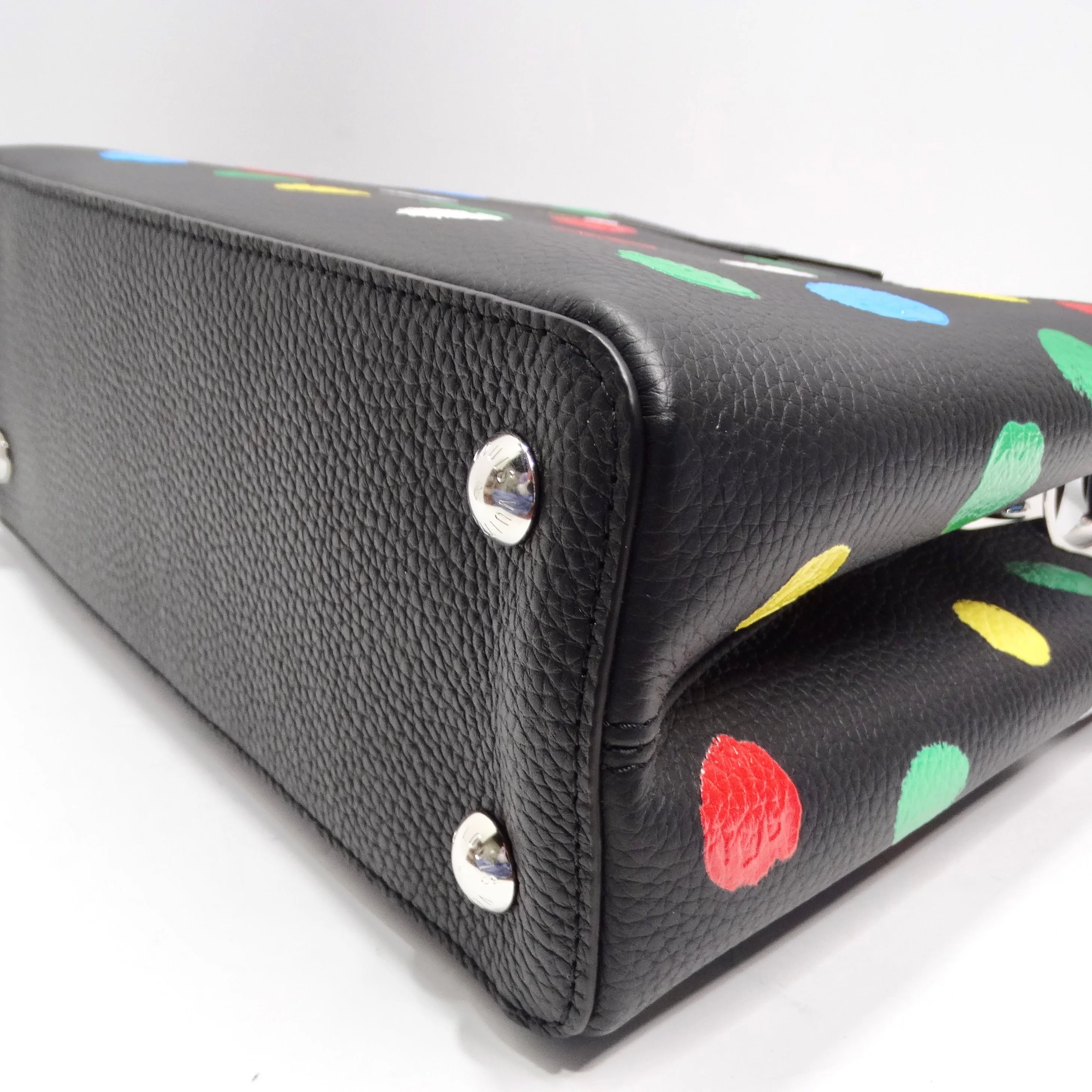 Louis Vuitton X Yayoi Kusama Infinity Dots Capucines MM Top-Handle Bag