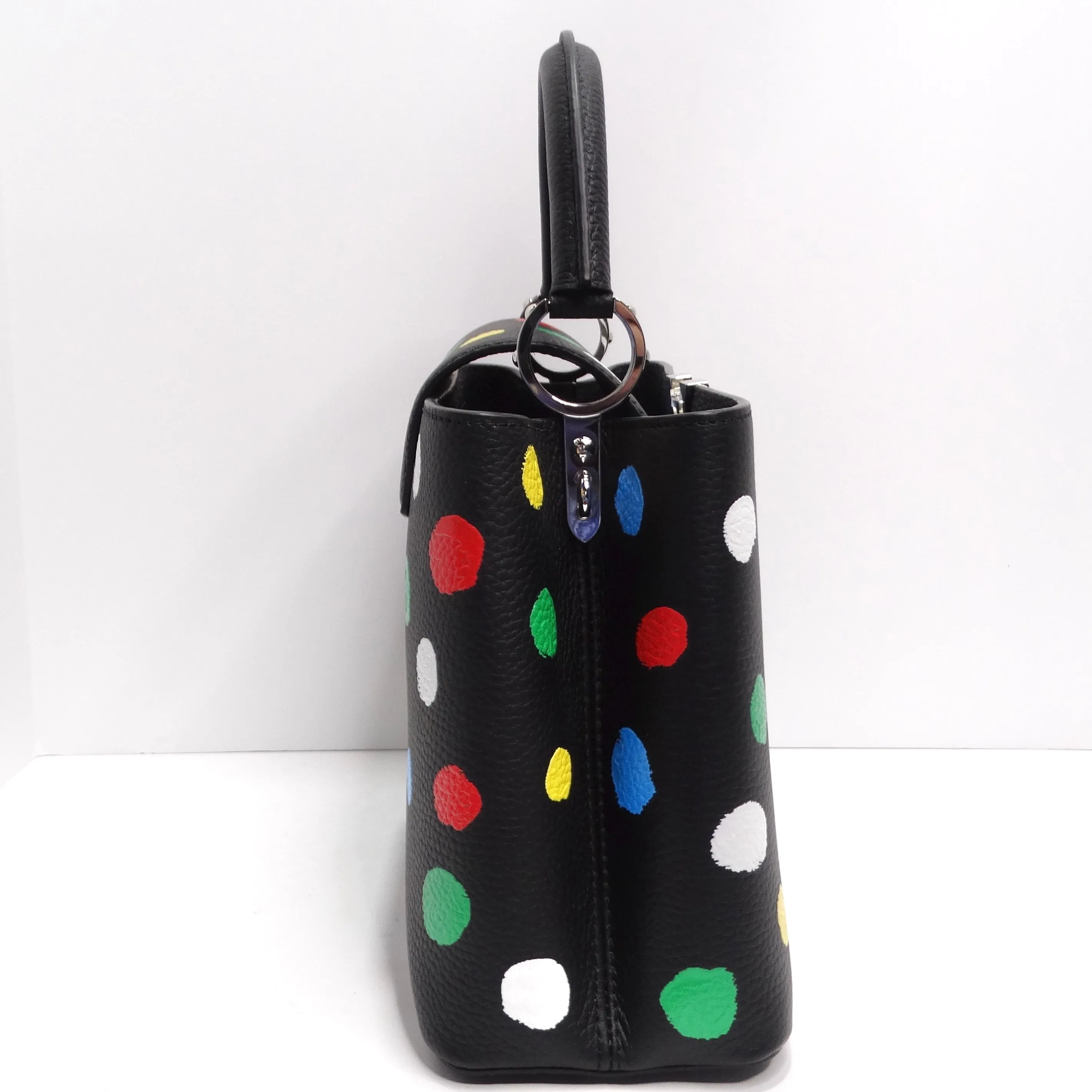Louis Vuitton X Yayoi Kusama Infinity Dots Capucines MM Top-Handle Bag