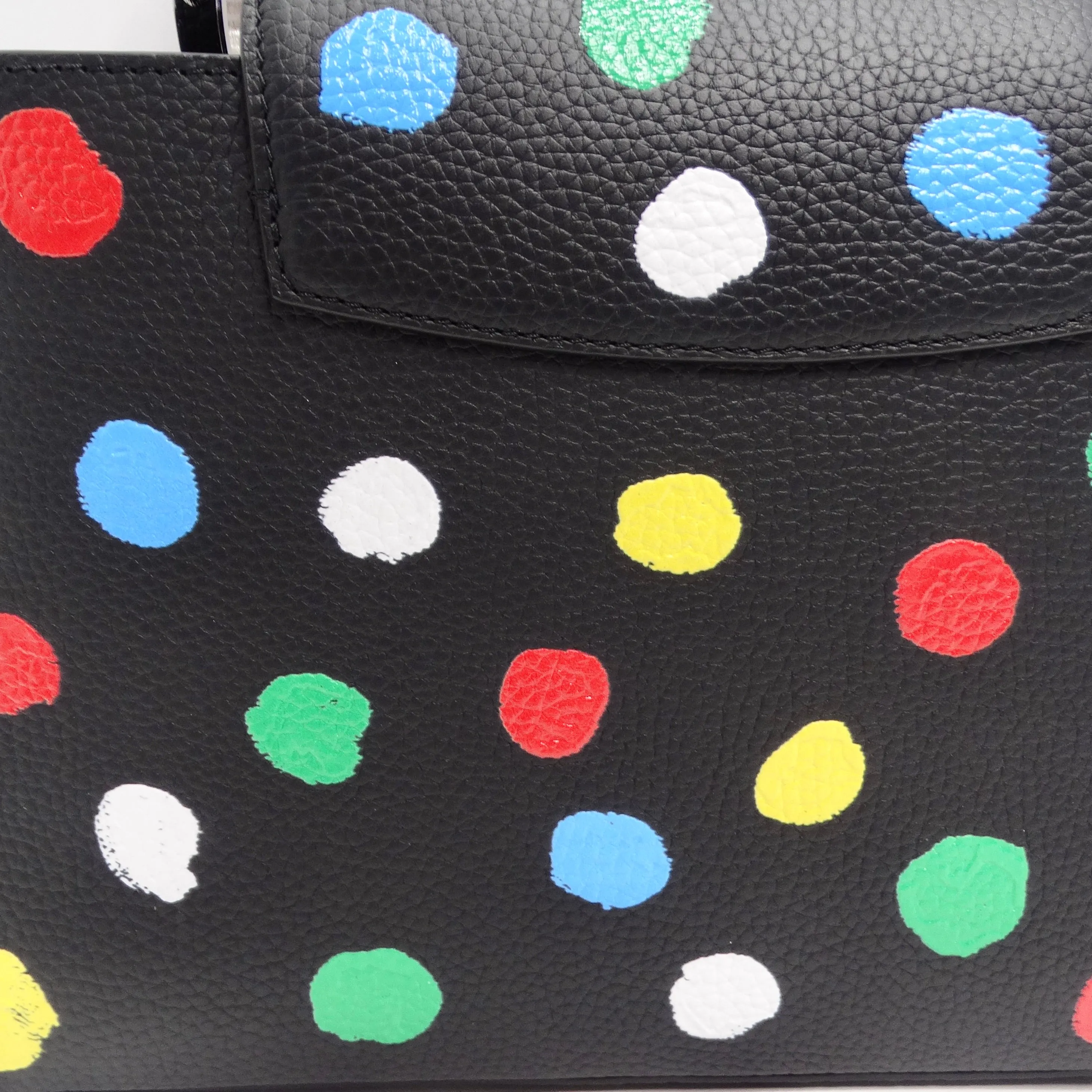 Louis Vuitton X Yayoi Kusama Infinity Dots Capucines MM Top-Handle Bag