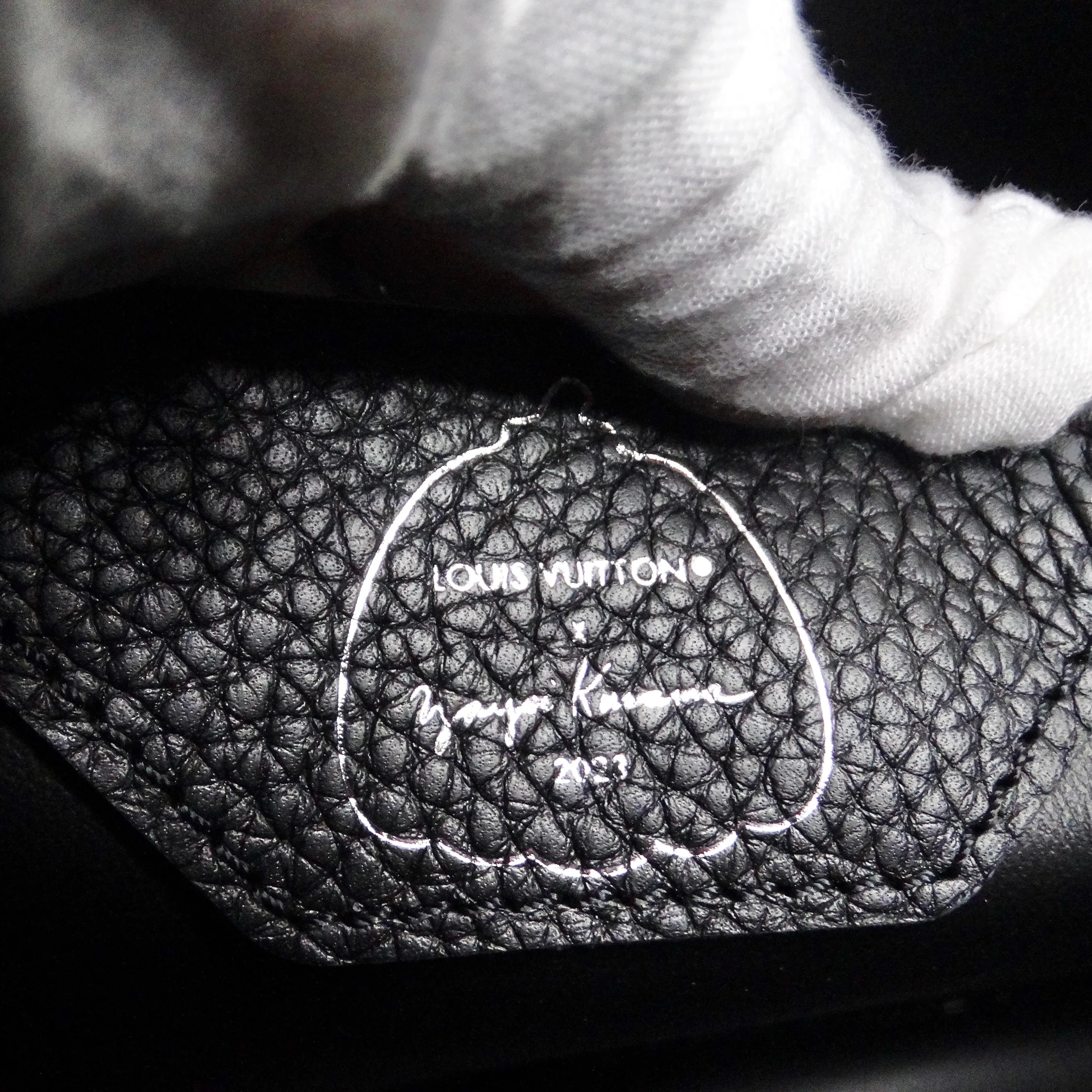Louis Vuitton X Yayoi Kusama Infinity Dots Capucines MM Top-Handle Bag