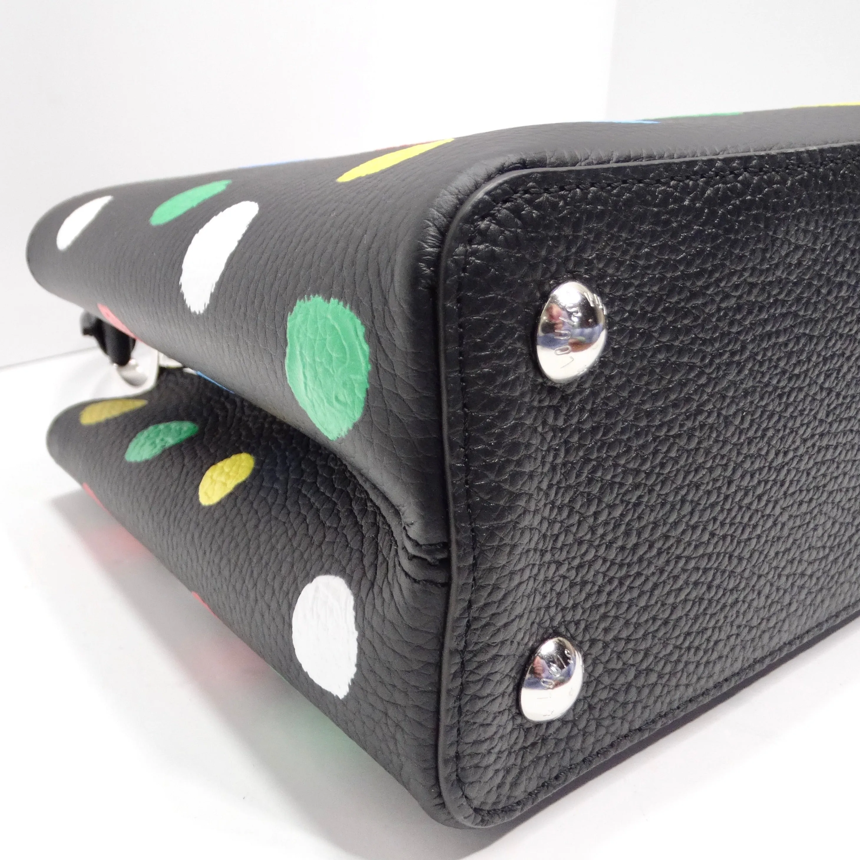 Louis Vuitton X Yayoi Kusama Infinity Dots Capucines MM Top-Handle Bag