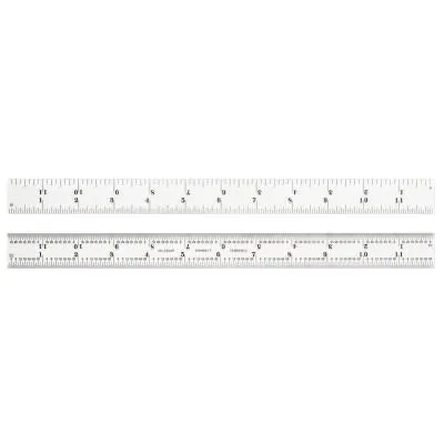 L.S. Starrett Steel Rules, 24 in, Steel, Full-Flexible, 56645