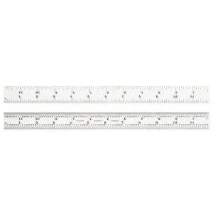 L.S. Starrett Steel Rules, 24 in, Steel, Full-Flexible, 56645