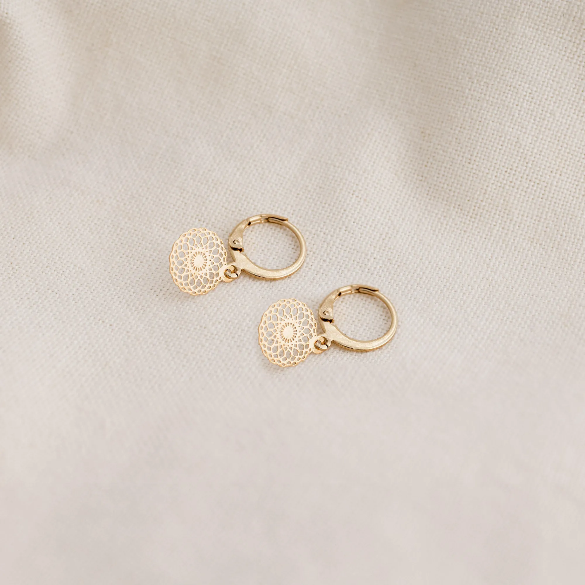Mandala Drop Earrings