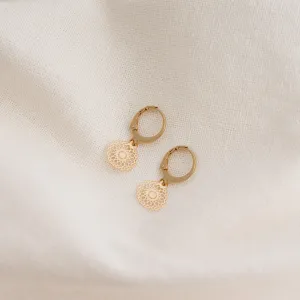 Mandala Drop Earrings