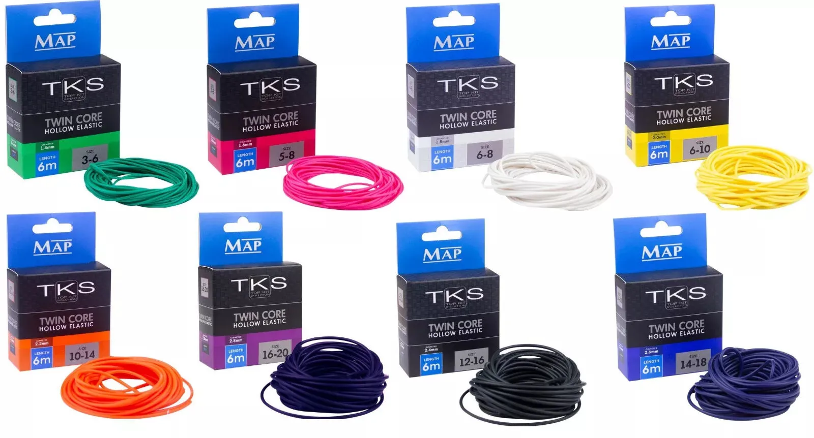 MAP TKS 14-18 Twin Core Hollow Elastic 6m