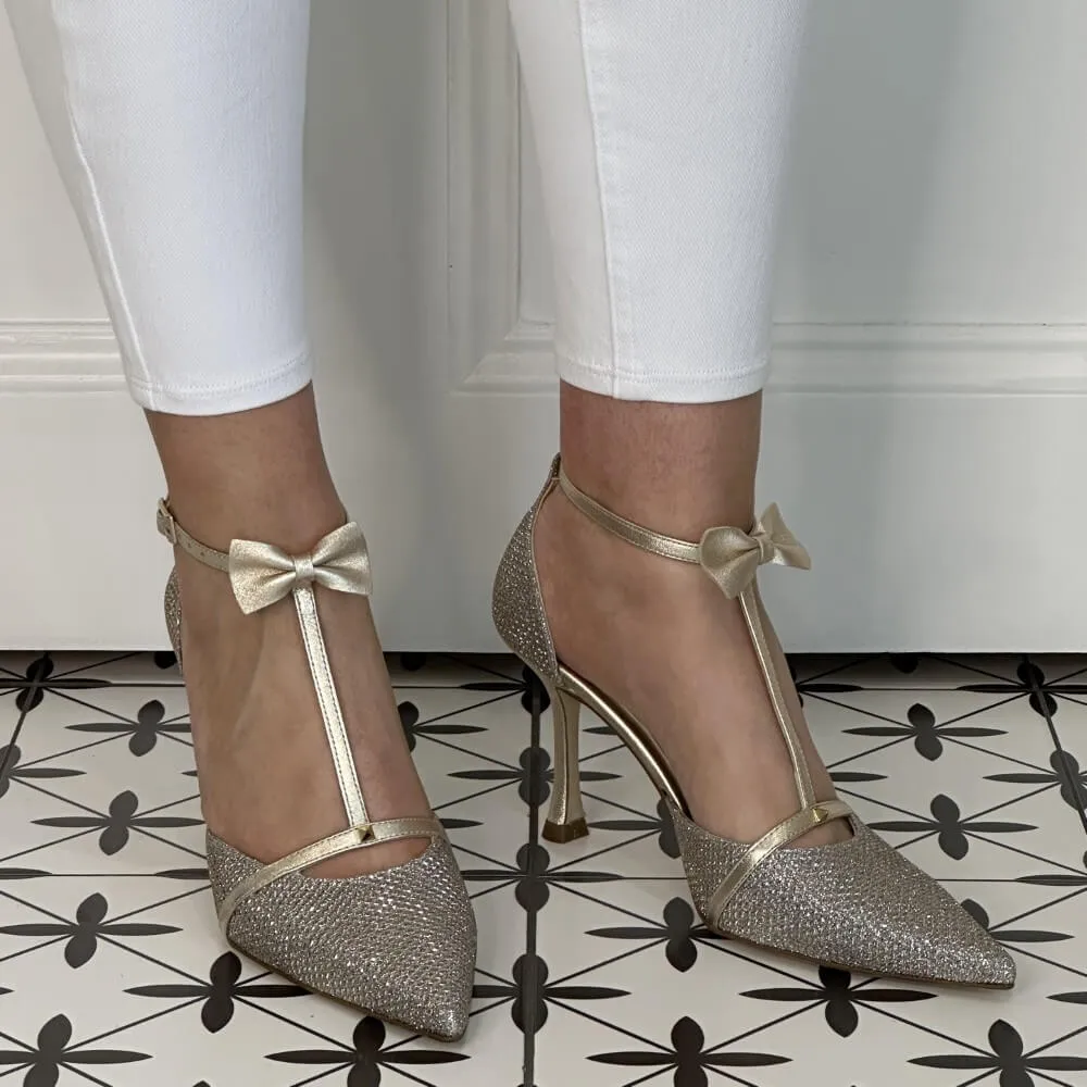 Marian Heel Sandal 3209-GOLD
