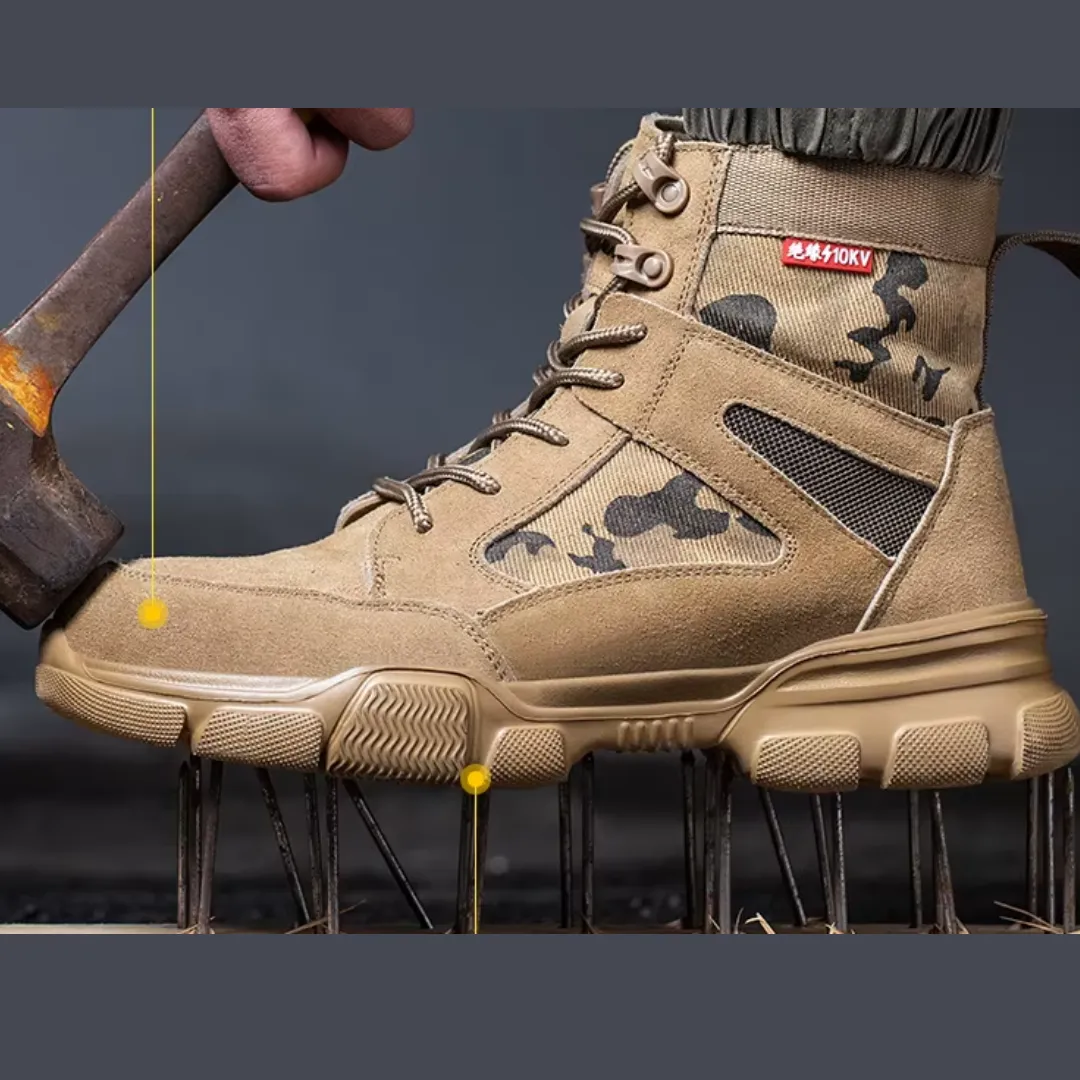 Men's Indestructible Durable Non Slip Safety Boots