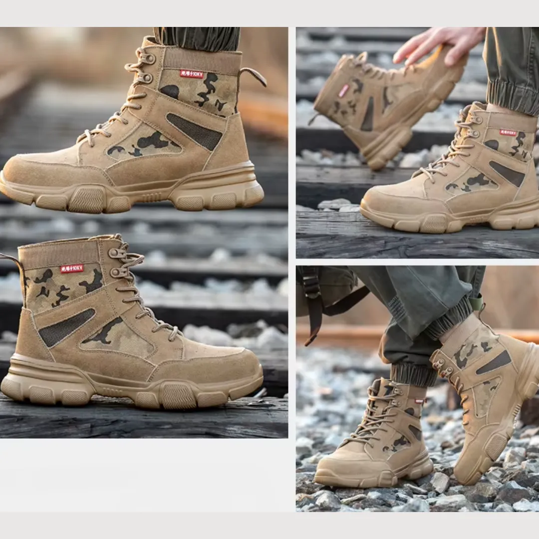 Men's Indestructible Durable Non Slip Safety Boots