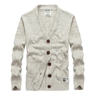 Men's Stripe Fashion Button Up Cardigan