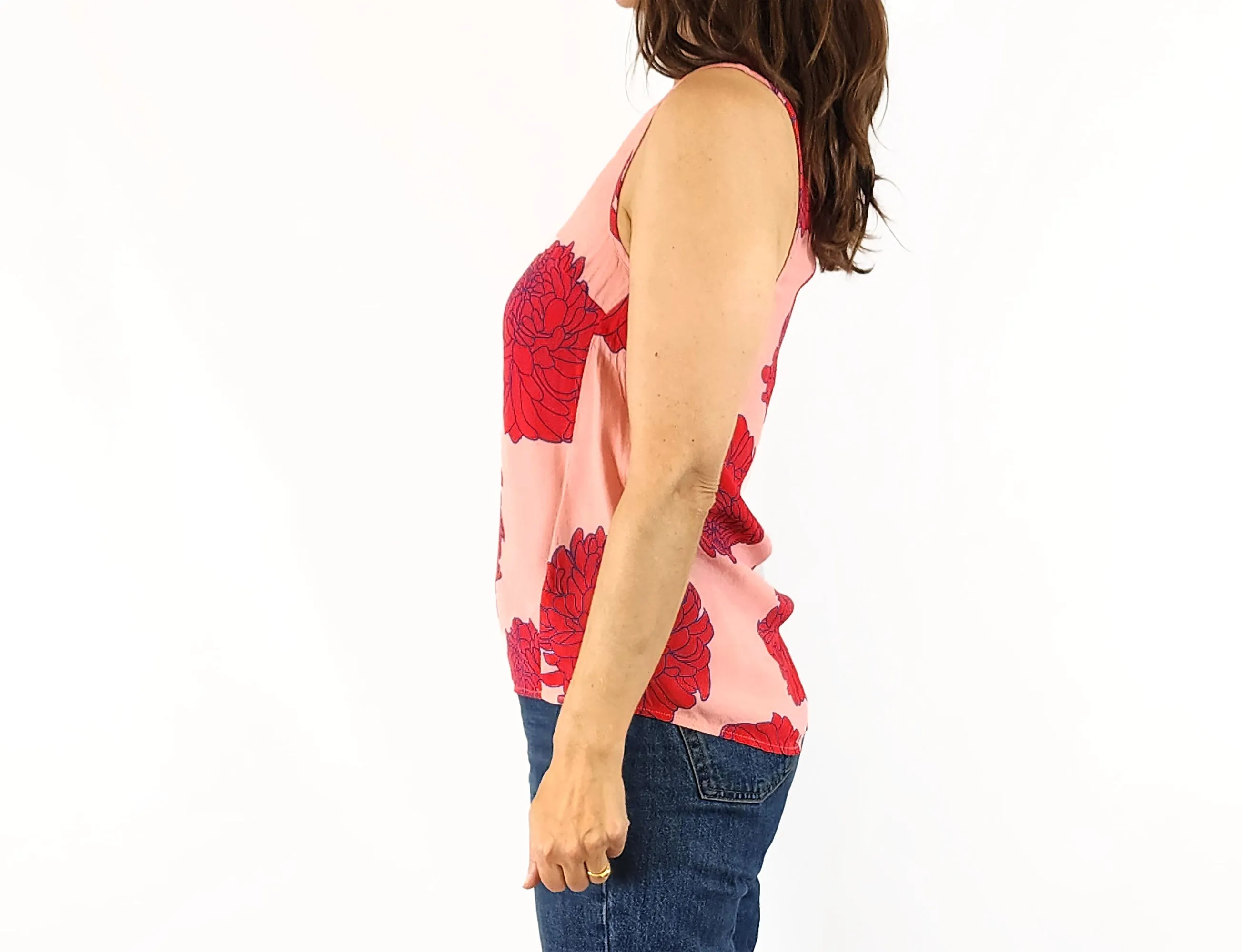 Mister Zimi pink and red top size 8