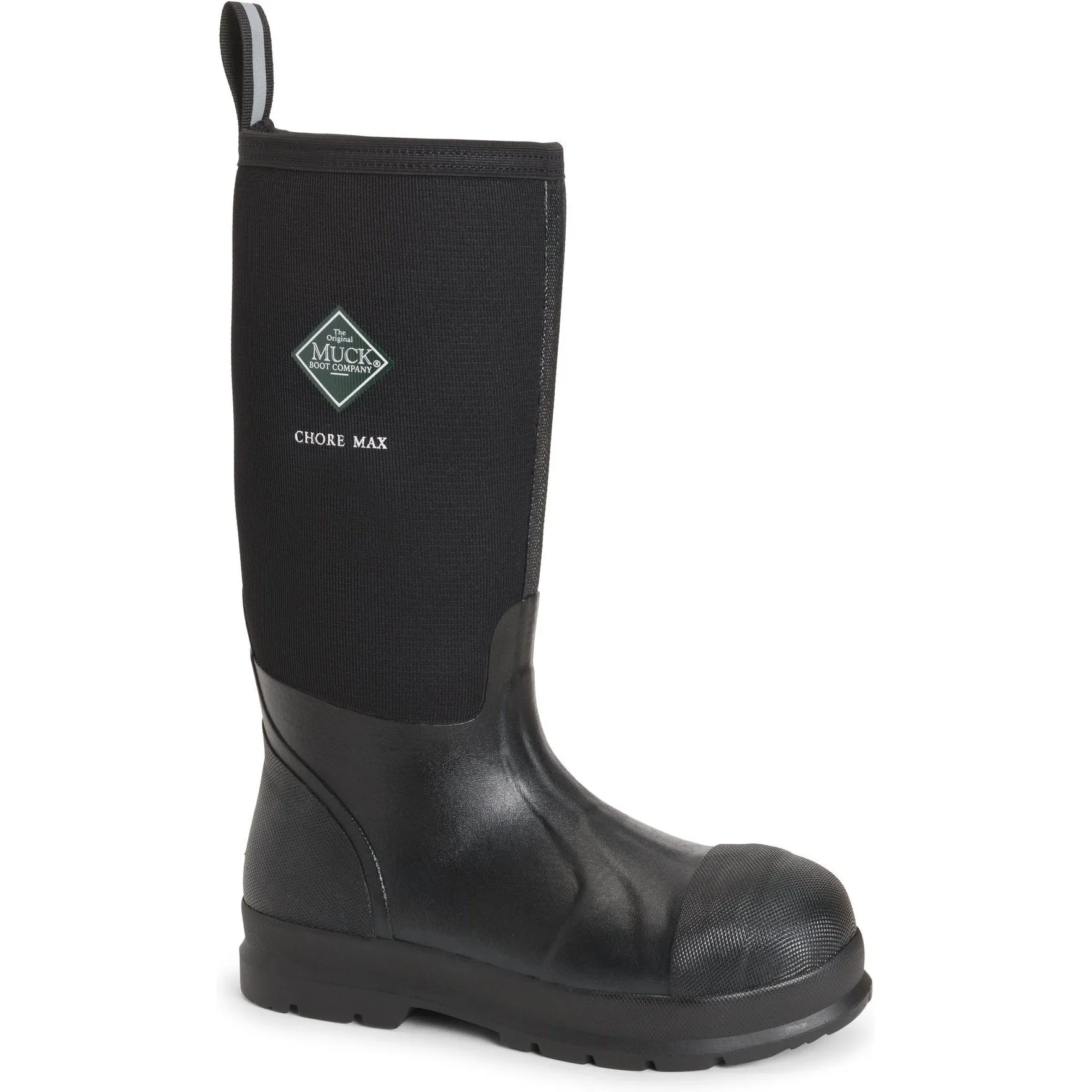 Muck Men's Chore Max Composite Toe Waterproof Rubber Work Boot - Black - MAX-CMP
