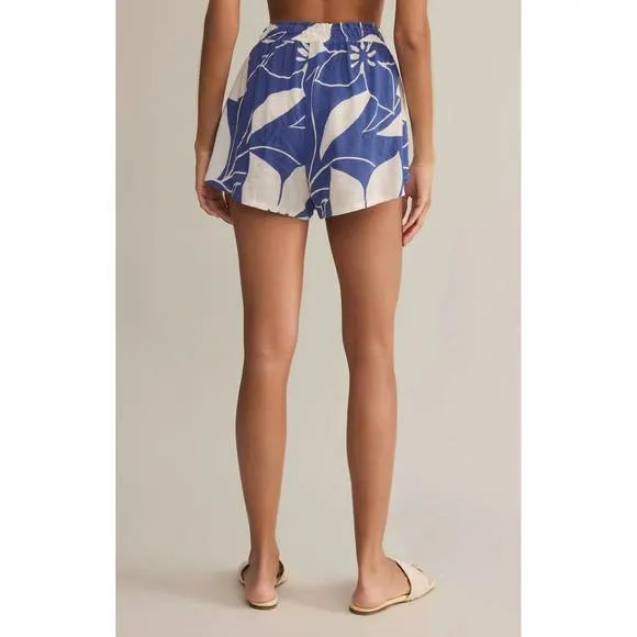 NEW Z SUPPLY cima madero short in blue