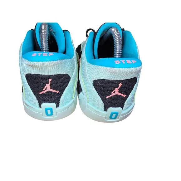 Nike Jordan Tatum 2 Size 7Y Mint Foam/Lava Glow-Black Sneakers FJ6459-300