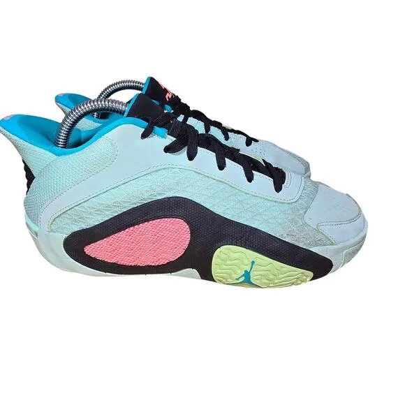 Nike Jordan Tatum 2 Size 7Y Mint Foam/Lava Glow-Black Sneakers FJ6459-300