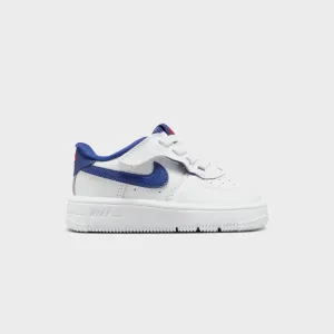 Nike TD Force 1 Low Easyon - White / Deep Royal Blue / University Red