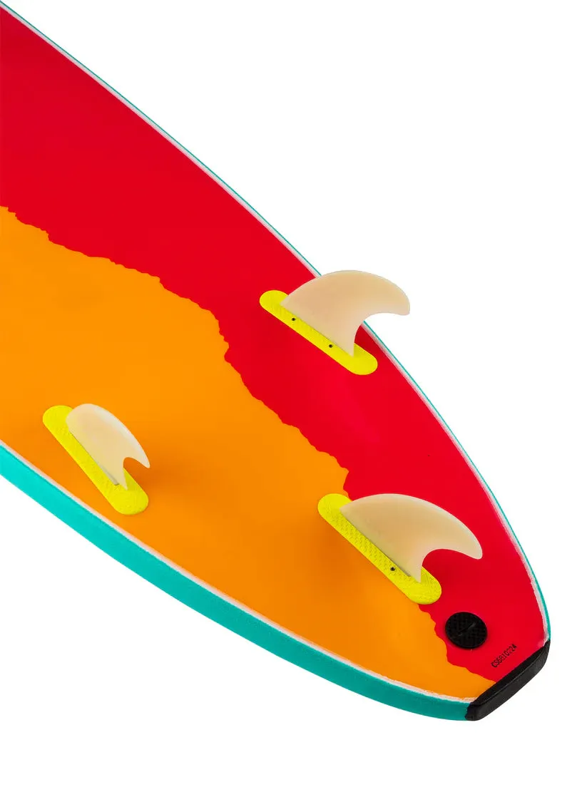 Odysea 8'0" Log Turquoise Surfboard