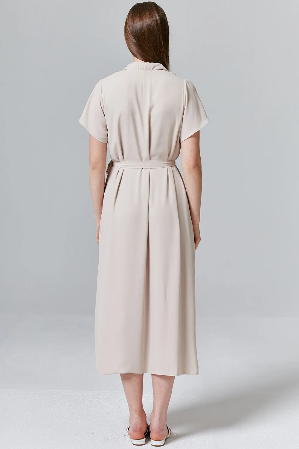Olivia Ruffle Chiffon Maxi Dress