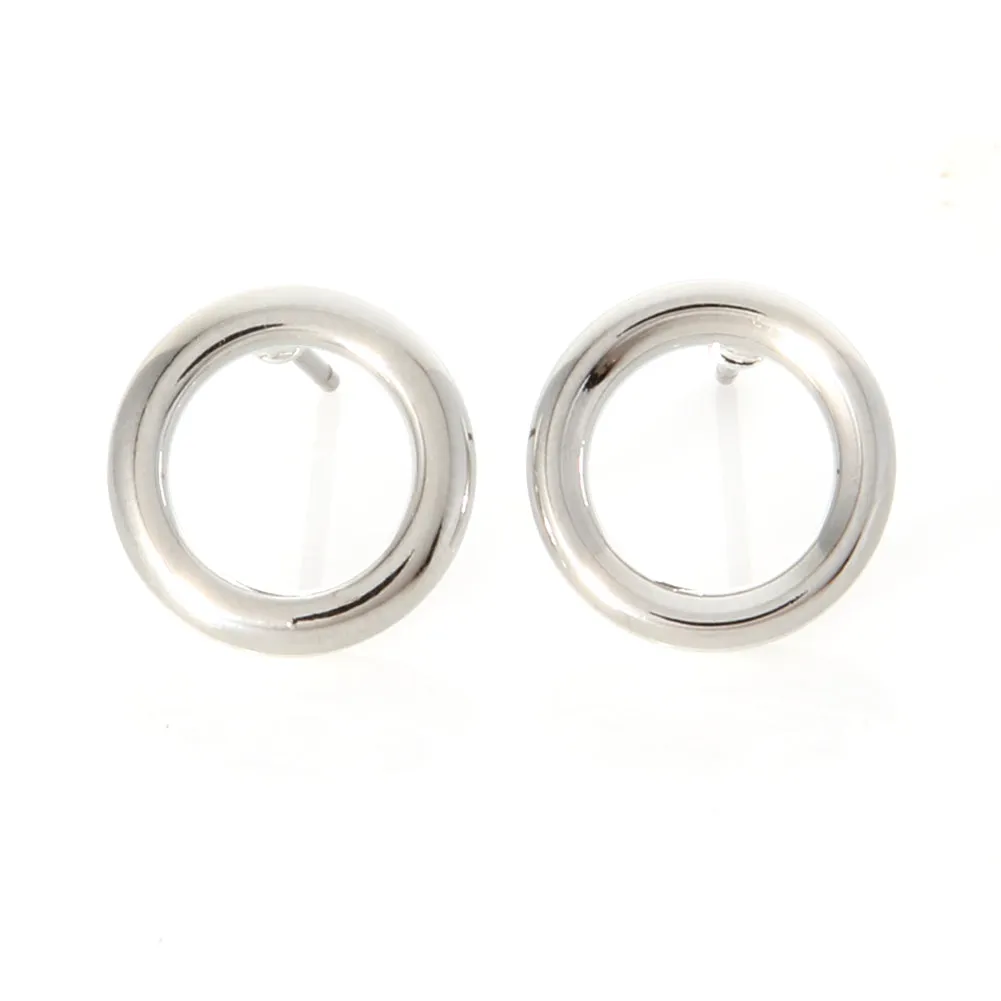 Open Circle Earrings