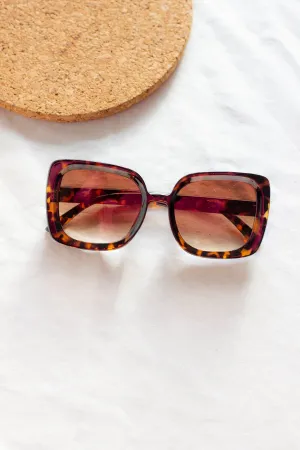 Oversized Square 70s Sunglasses