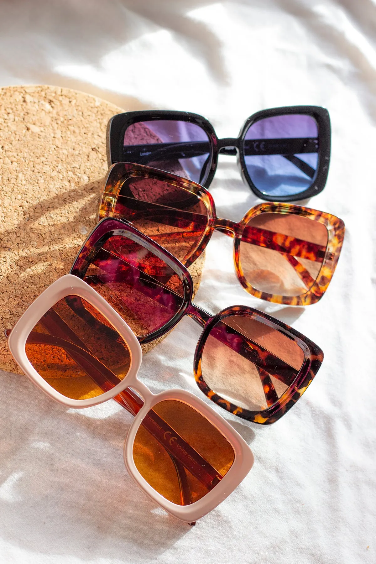 Oversized Square 70s Sunglasses