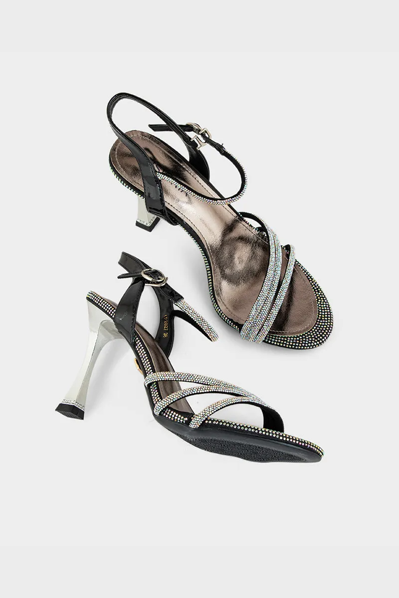 Party Wear Sandal IP2027-Pewter