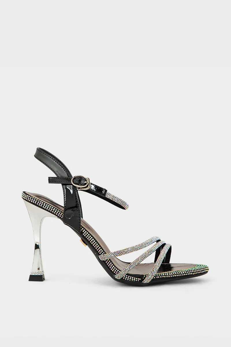 Party Wear Sandal IP2027-Pewter