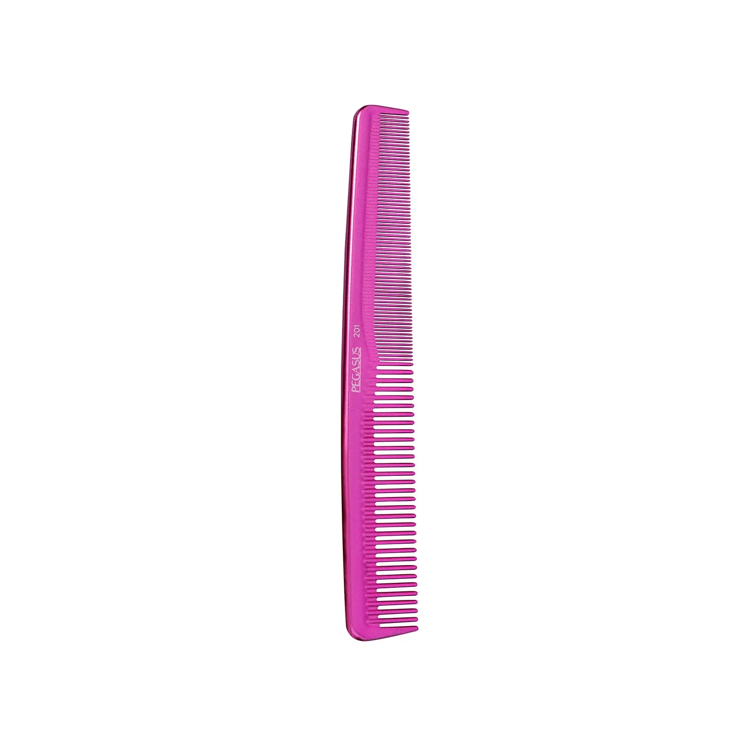 Pegasus MICOLOR 201, 7in Hard Rubber Hair Detangling/Trimmer Comb, Handmade, Seamless, Smooth Edges, Anti Static, Heat and Chemically Resistant, Wet Hair, Everyday Grooming Comb | Peines de goma dura - Pink