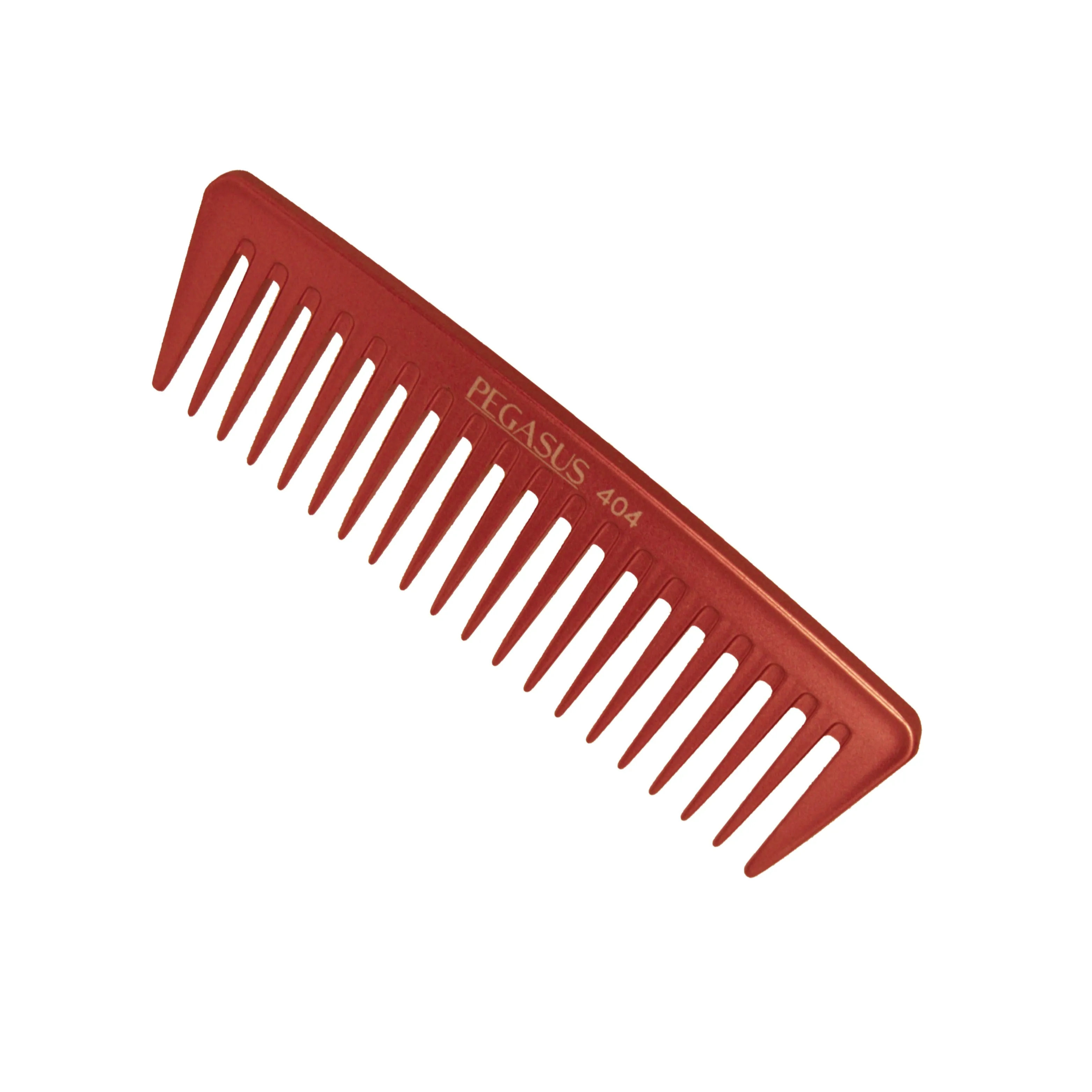 Pegasus MICOLOR 404, 7in Hard Rubber Wide Tooth Tall Styling Comb, Handmade, Seamless, Smooth Edges, Anti Static, Heat and Chemically Resistant, Wet Hair, Everyday Grooming Comb | Peines de goma dura - Copper