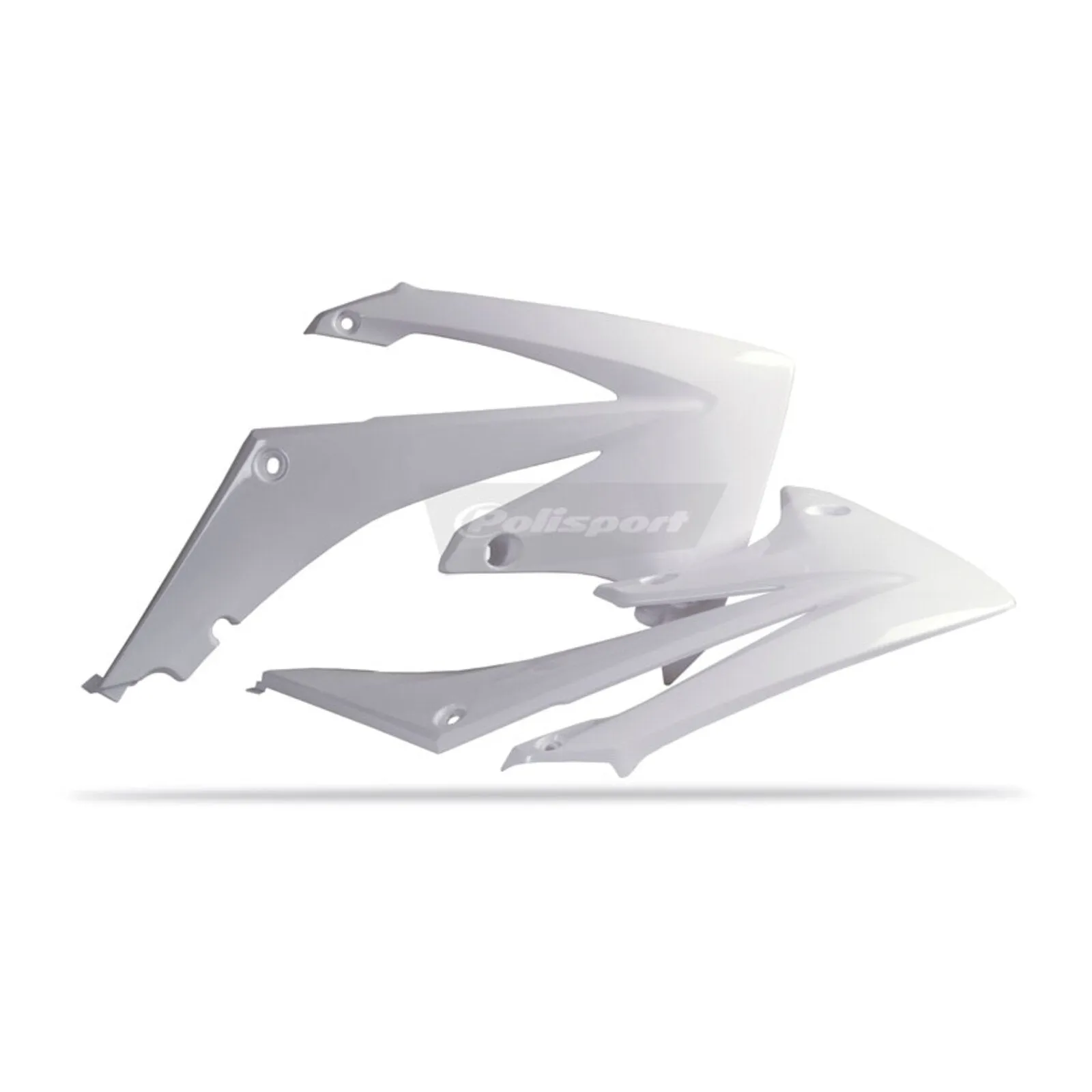 Polisport Radiator Scoops Honda CRF250R ('10-'13) / CRF450R ('09-'12) - White