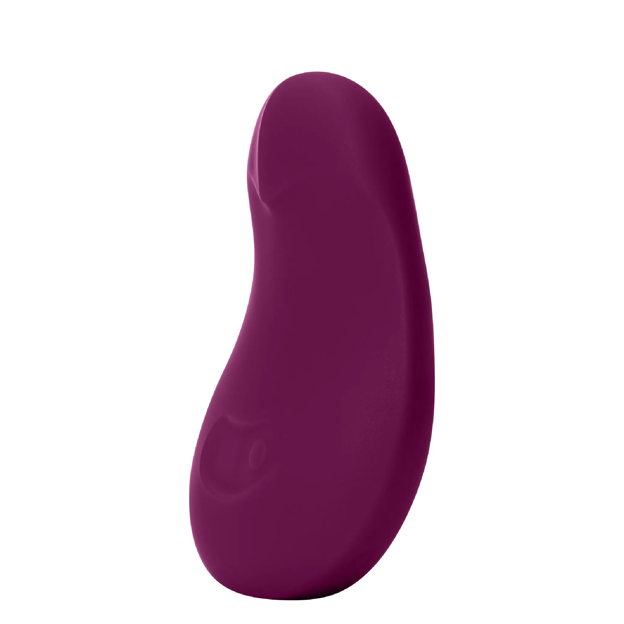 Pom Hand Held Flexible Silicone Vibrator by Dame Products - Plum