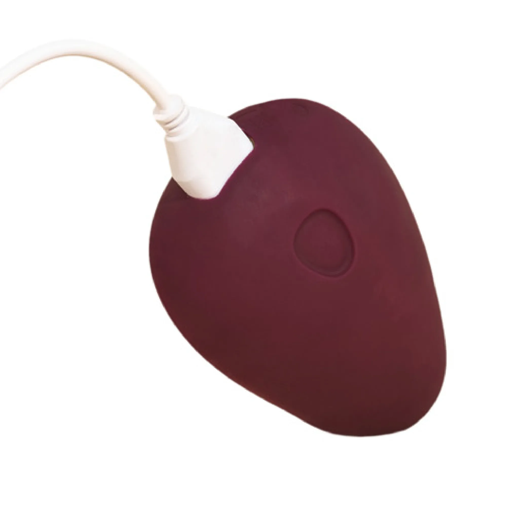 Pom Hand Held Flexible Silicone Vibrator by Dame Products - Plum