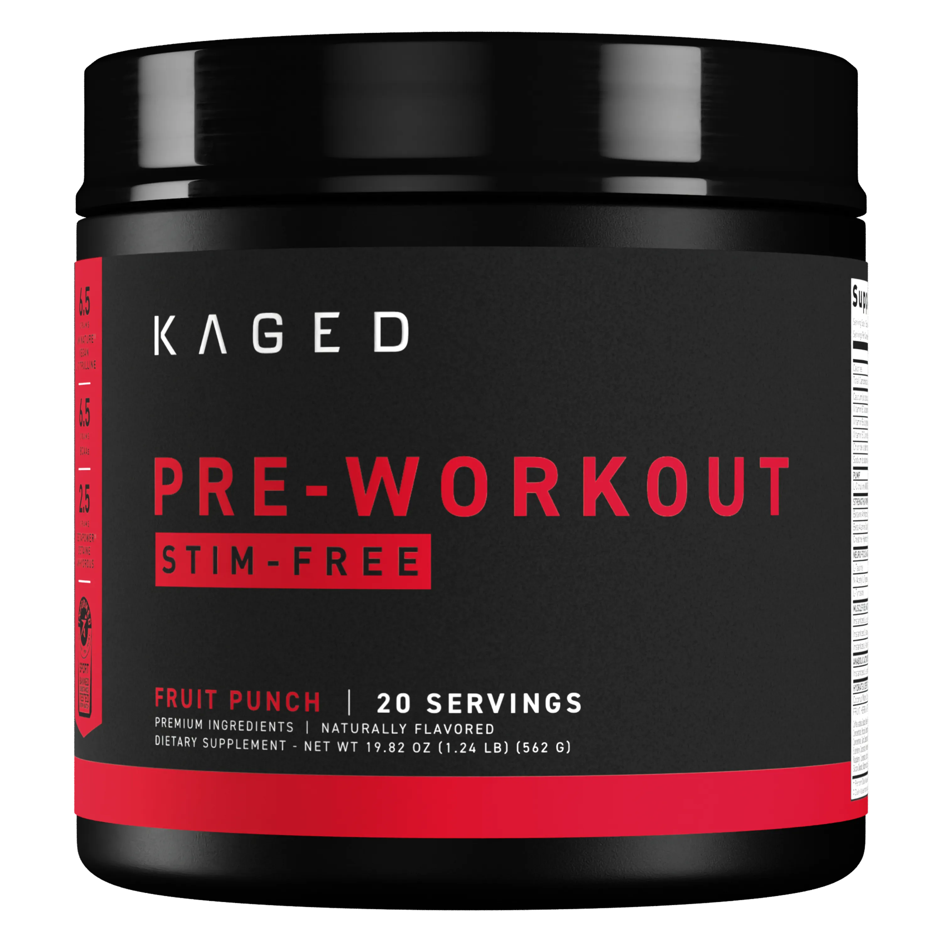 Pre-Workout (Pre-Kaged) Stim Free