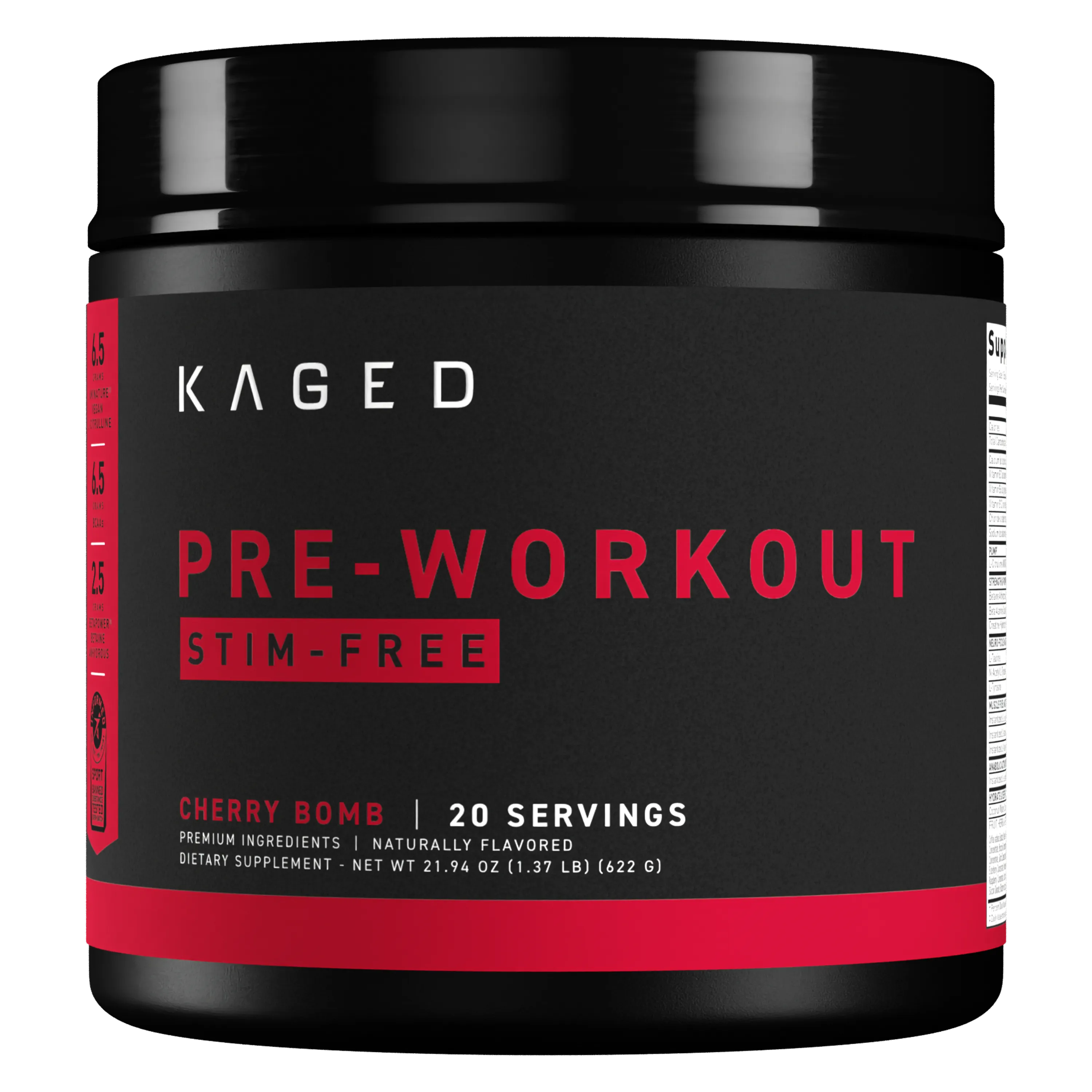 Pre-Workout (Pre-Kaged) Stim Free