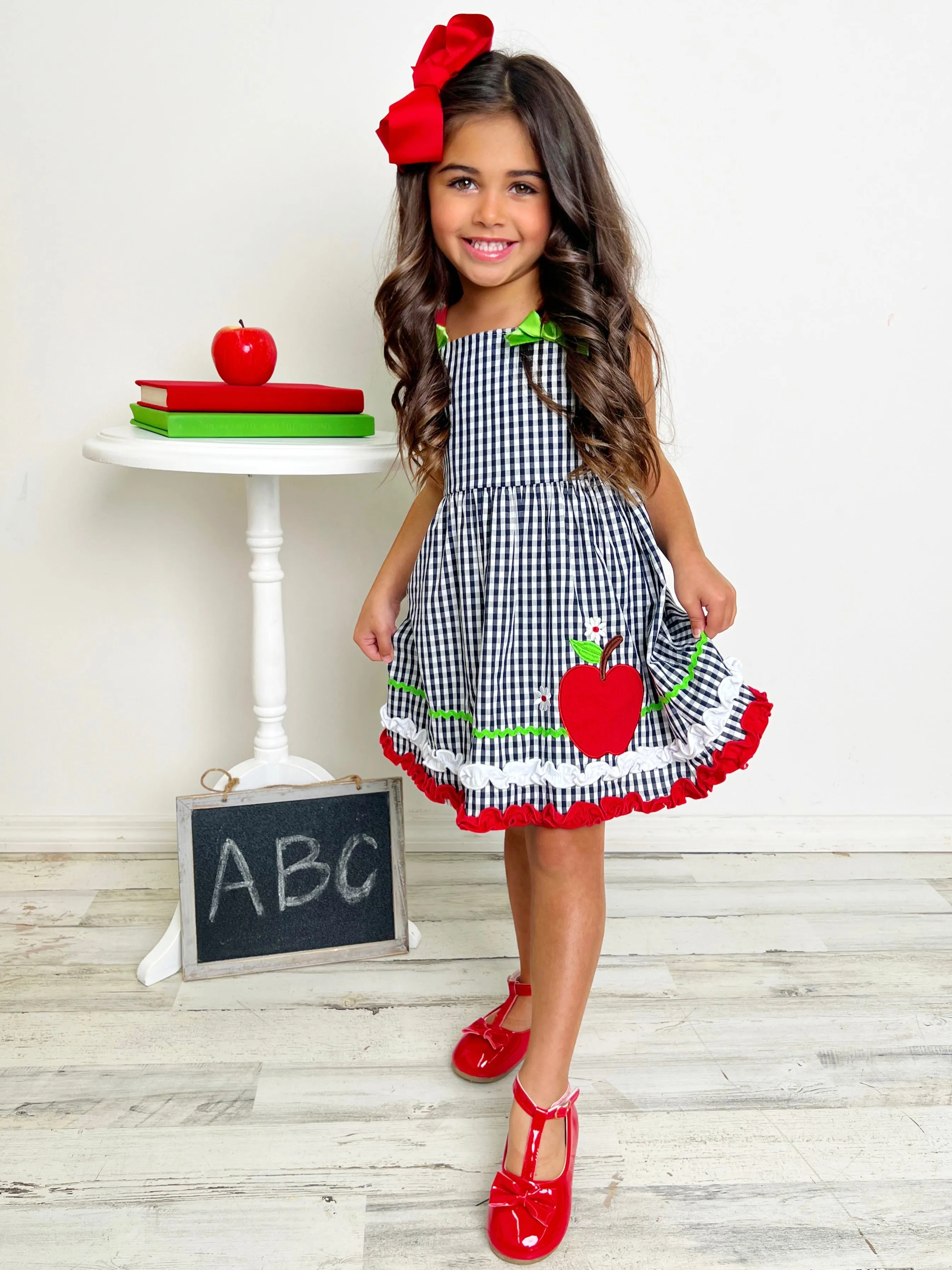 Preschool Ready Gingham Dress