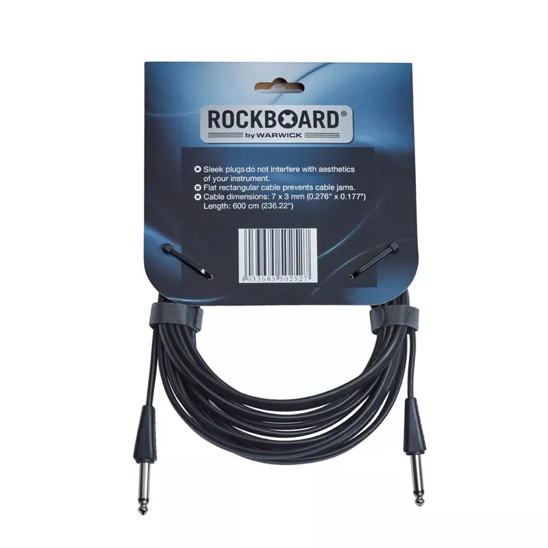 RockBoard Flat 6 Meter Straight / Straight Instrument Cable