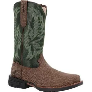 Rocky Men's Bronco 12" Comp Toe WP Western Classic Boot- Brown- RKW0454