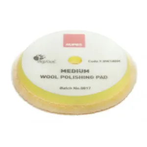 Rupes 170mm (LHR21) Wool Yellow Polishing Pad Medium
