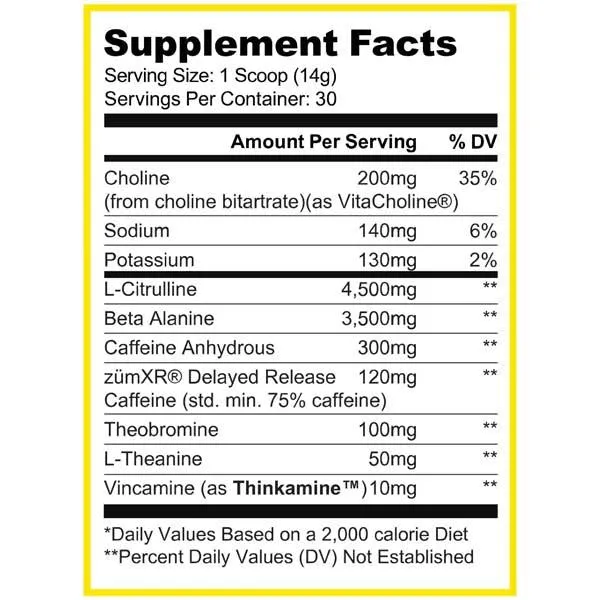 RYSE Loaded Pre, 30 Servings