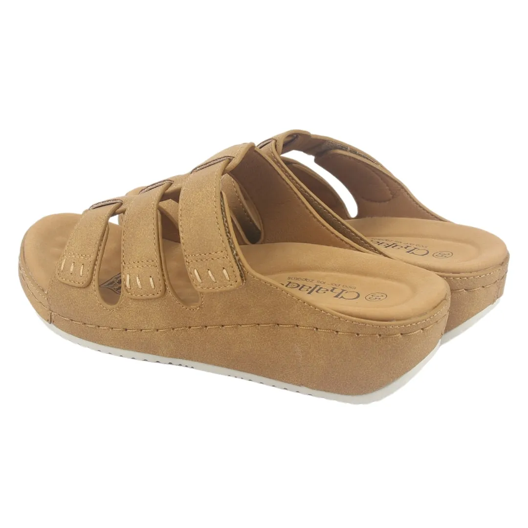 Sandalia Chalada Mujer Kopa-1 Camel Casual